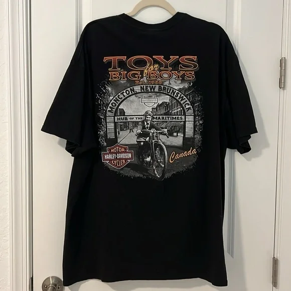 Harley Davidson Motorcycles Toys for Big Boys New Brunswick Canada T-shirt 2XL - Picture 6 of 11